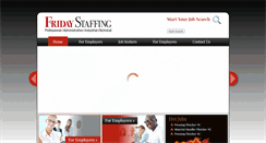 Desktop Screenshot of friday-staffing.com